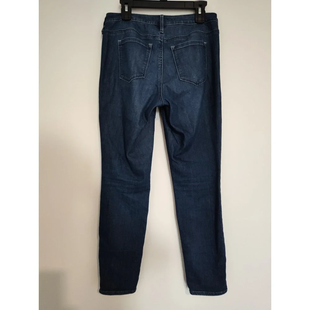 Athleta Sculptek Jeans Women's Dark Wash Blue‎ Skinny Size 8 Denim